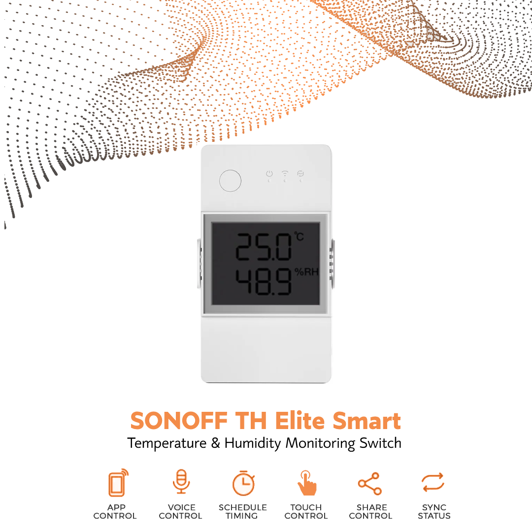 TH Elite Smart Temperature and Humidity Control Switch - SONOFF